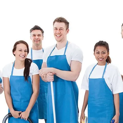 Eco Office Cleaning team in uniform