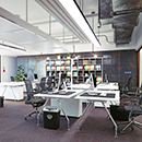 General office cleaning in progress